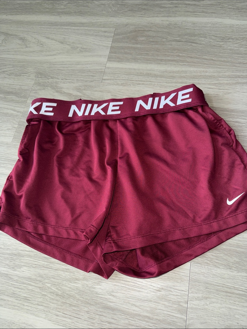 Nike Women's Burgundy Athletic Running Shorts